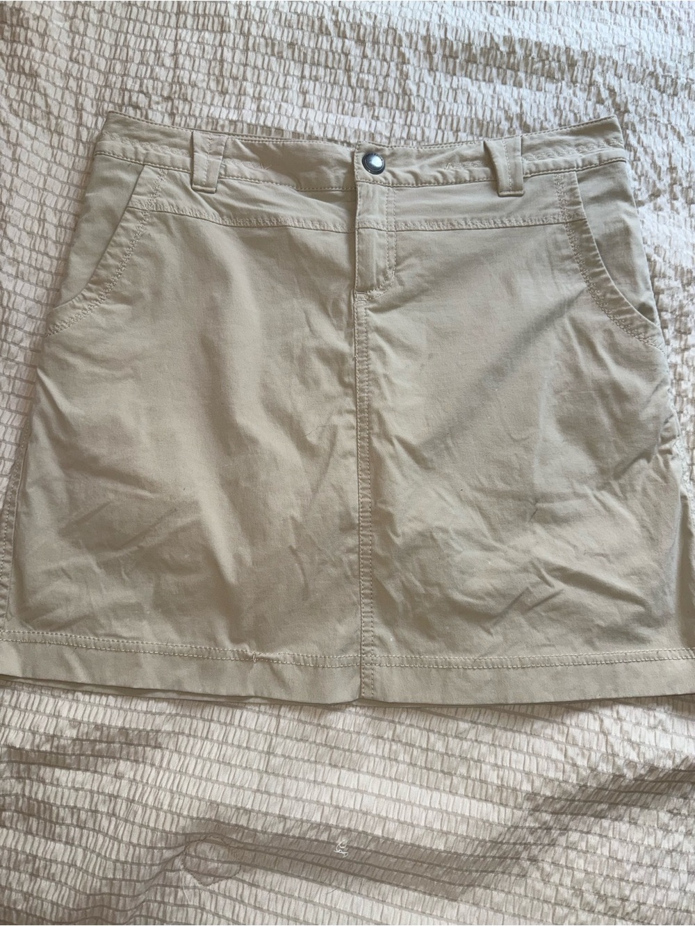 Eddie Bauer Khaki Skort Used 4